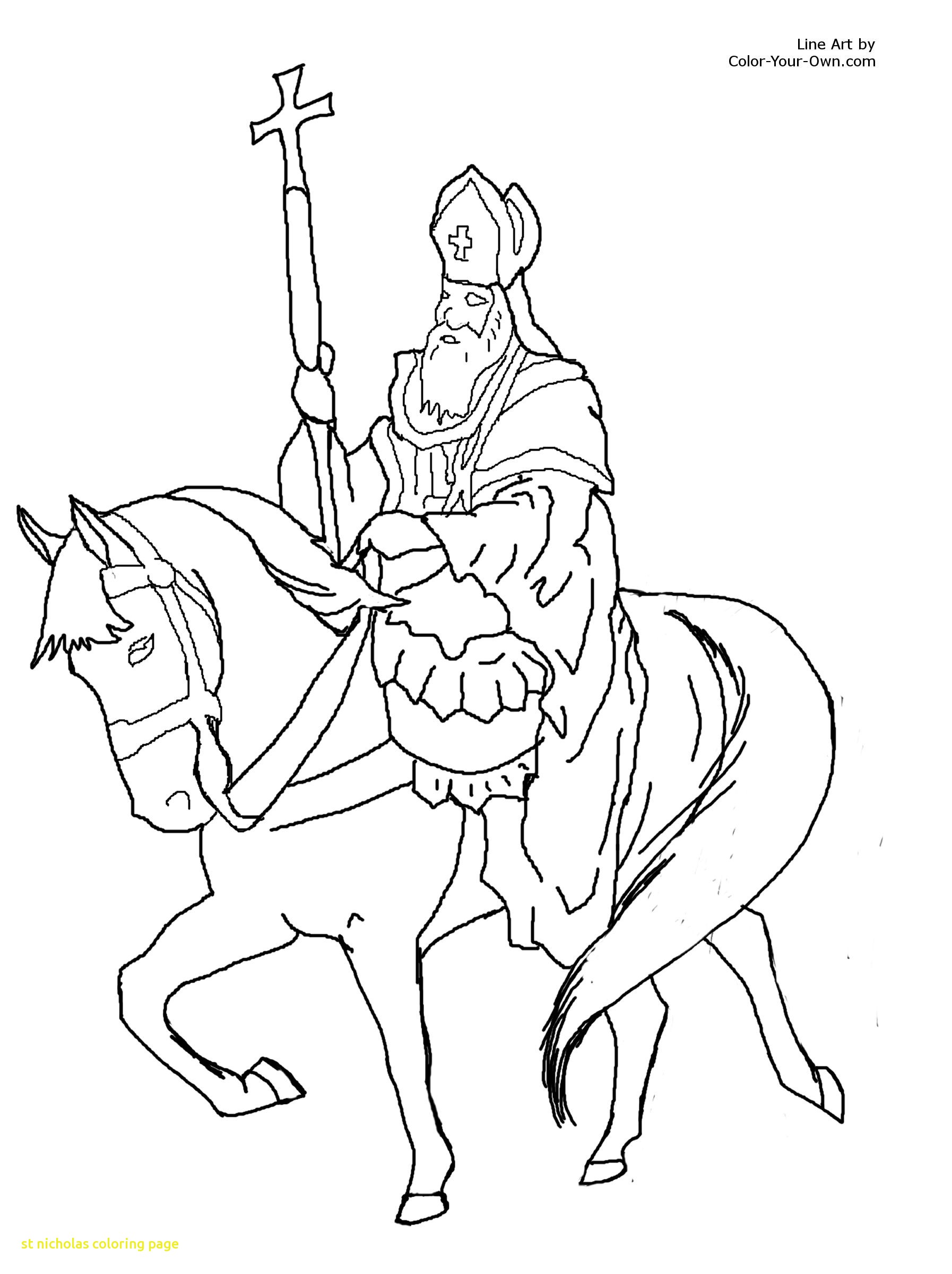 1794x2400 St Nicholas Coloring Page With Saint Nicholas Christmas Coloring