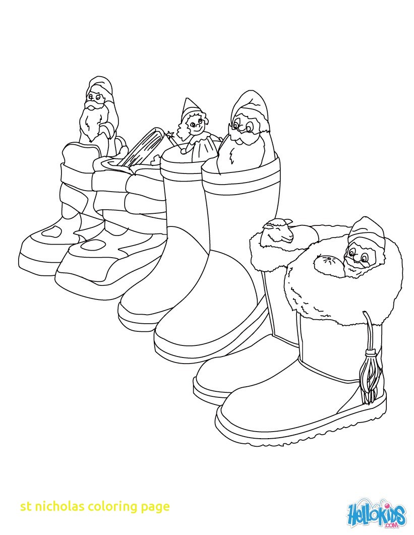 821x1061 St Nicholas Coloring Page With Santa Claus Amp Saint Nicholas
