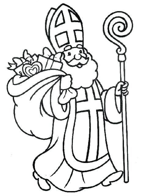475x640 St Nicholas Coloring Pages Saint Coloring Pages St Nicholas Day