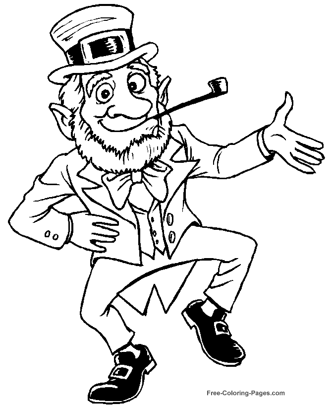 670x820 St Patrick Coloring Page St Patricks Day Coloring Pages St