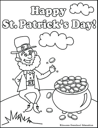 386x500 St Patrick Day Coloring Pages Free Full Size Of Printable St Day