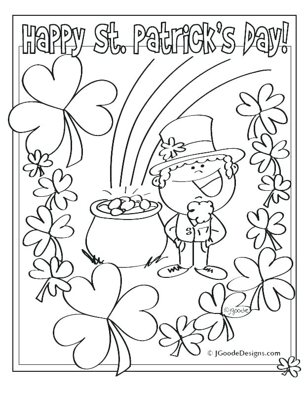 622x807 Saint Patrick Day Coloring Pages Free Printable St S Day Coloring