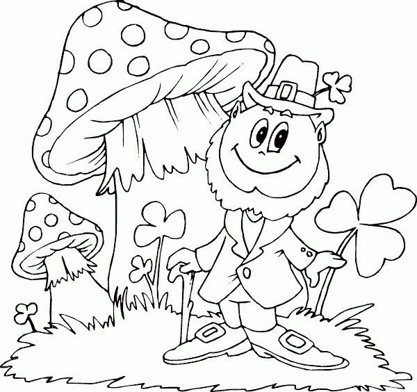 600x564 Mejores 118 De Coloring St.patrick's Day En