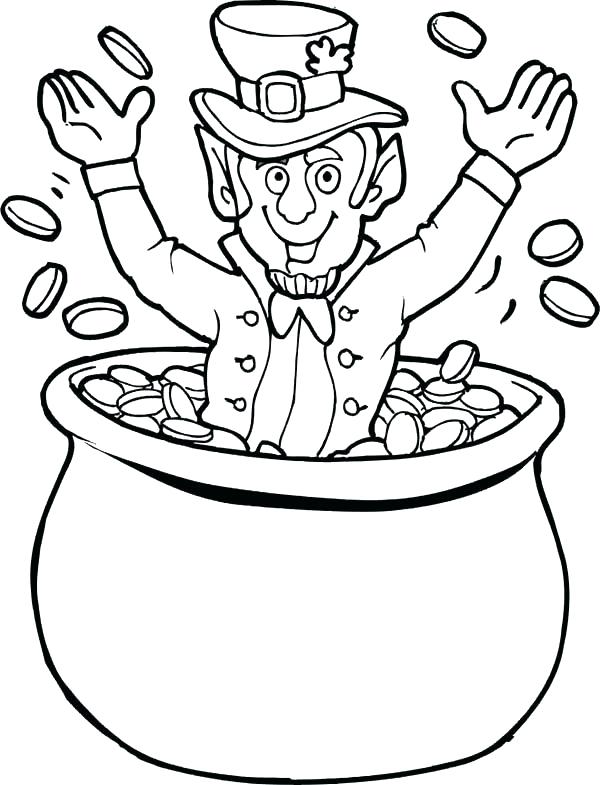 600x785 St Patrick Day Coloring Pages Icontent