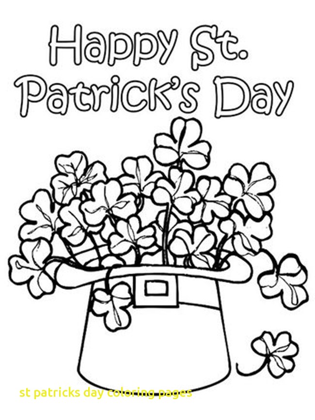 650x867 St Patricks Day Coloring Pages With 12 St Patrick S Day Printable