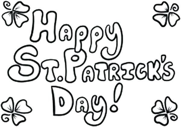 600x421 Best Coloring Day Images On St Patricks Day Preschool Coloring