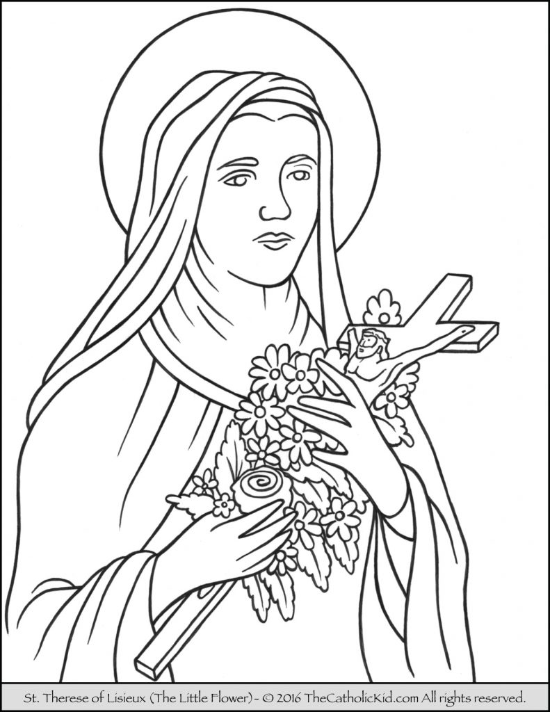 791x1024 Modest Saints Coloring Pages 19