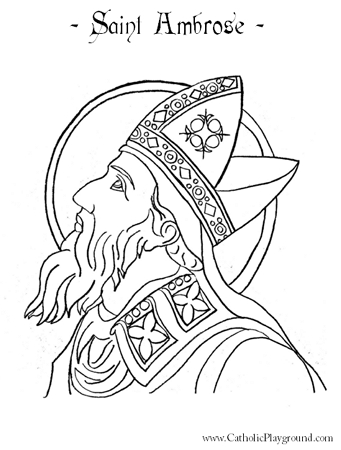 341x450 Saint Coloring Pages