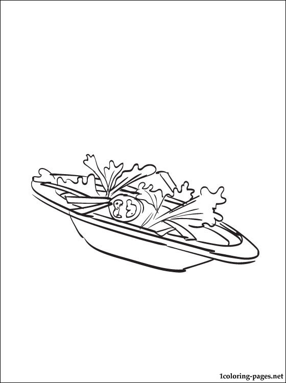 560x750 Salad Coloring Page Coloring Pages