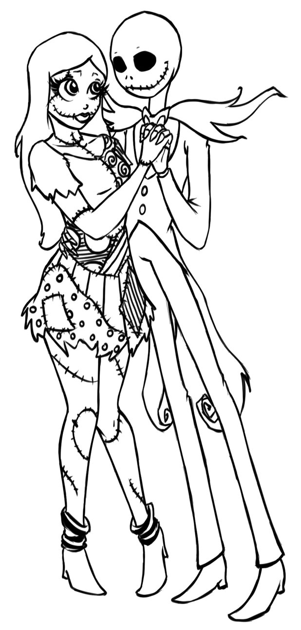 618x1293 Nightmare Before Christmas Coloring Pages