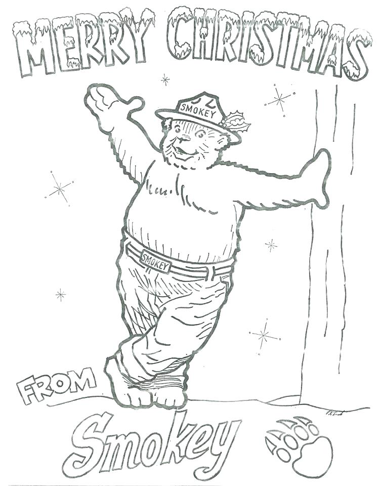 749x960 Smokey The Bear Coloring Pages Free Smokey The Bear Coloring Pages