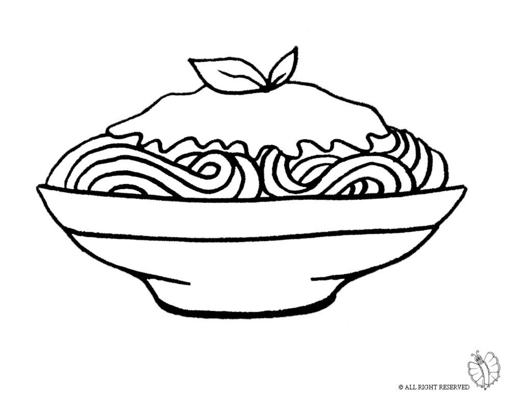 990x775 Spaghetti Coloring Pages
