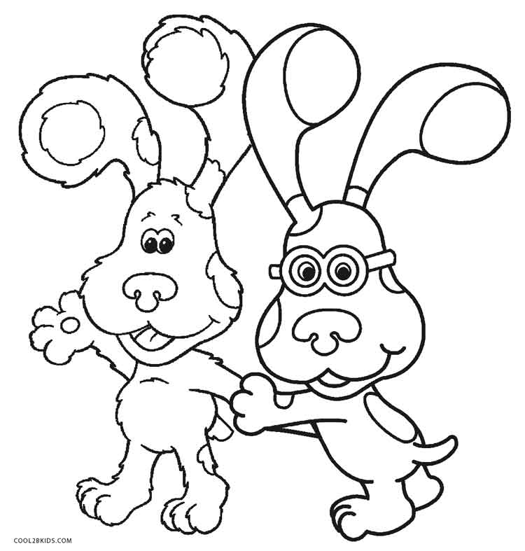 750x787 Free Printable Blues Clues Coloring Pages For Kids Cool2bkids