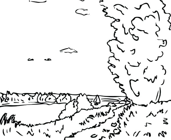 600x493 Salvador Dali Coloring Pages Hill Path By In Famous Paintings