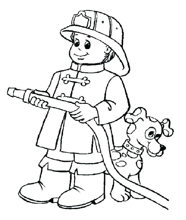 600x707 Fireman Sam Coloring Pages Fireman Coloring Book Together