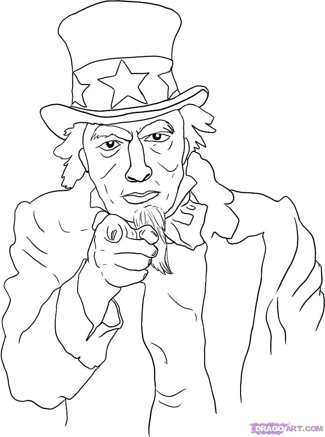 670x900 Uncle Sam Coloring Page Epic Uncle Coloring Pages Online And Cat