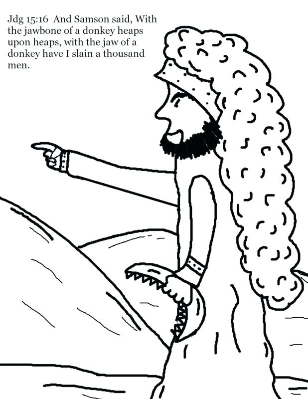 618x800 Samson And Delilah Coloring Page Bible Mazes Pictures