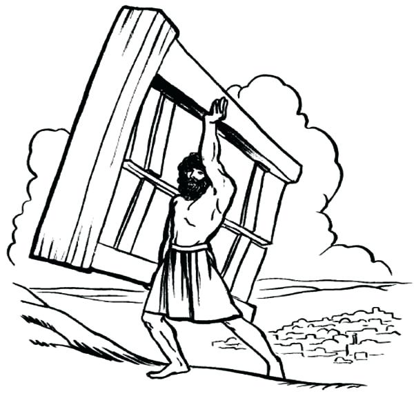 600x574 Samson And Delilah Coloring Pages Astounding And Coloring Pages