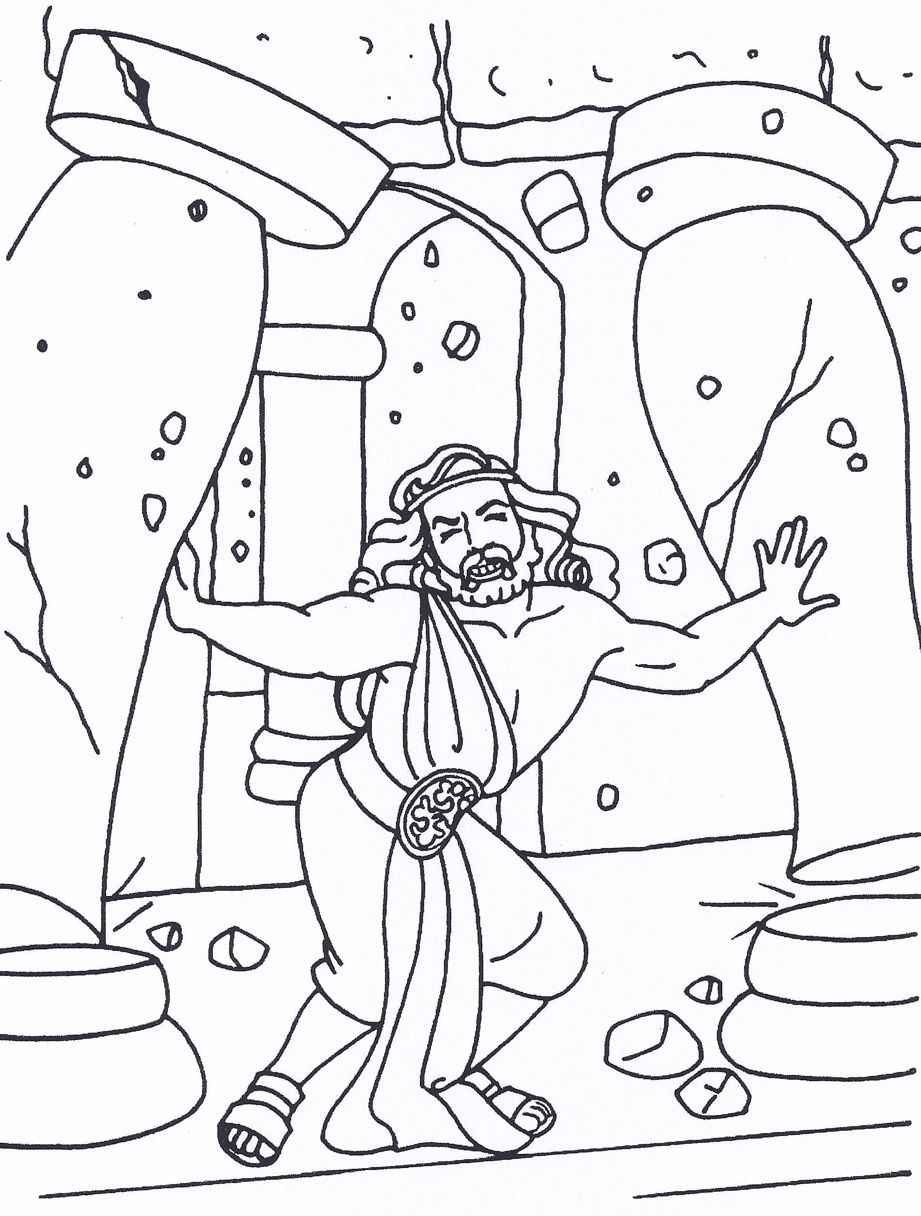 1900x2508 Samson Bible Characters Sunday School Samson Coloring