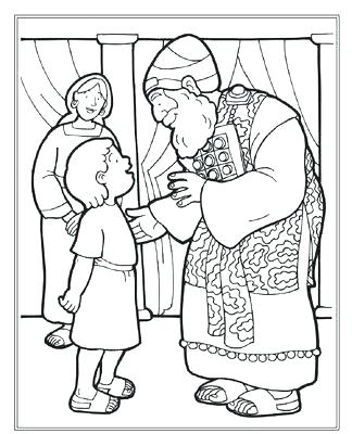 324x400 Samuel And Eli Coloring Page Ii Bible Coloring Page Samuel Eli