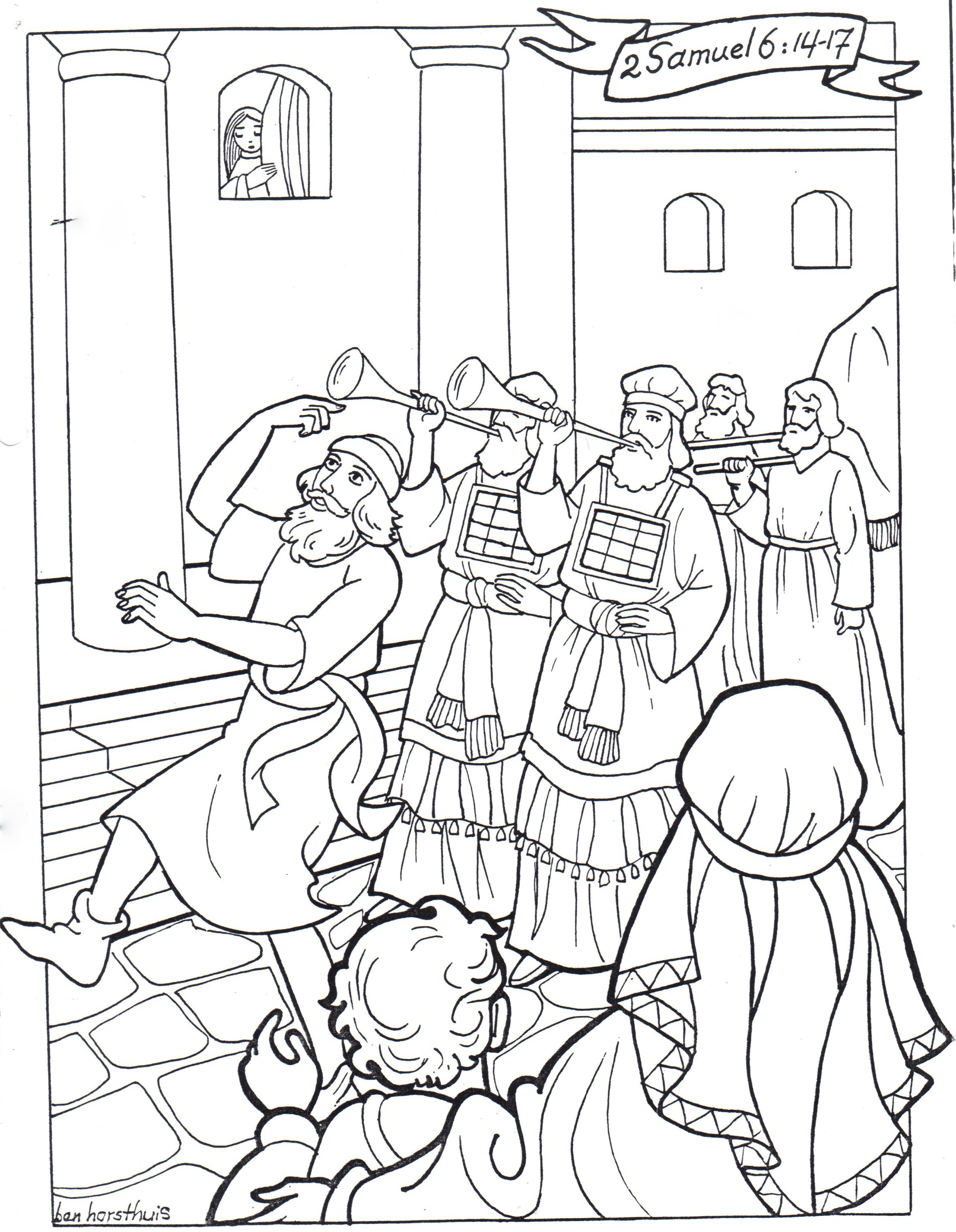 Samuel Bible Coloring Pages