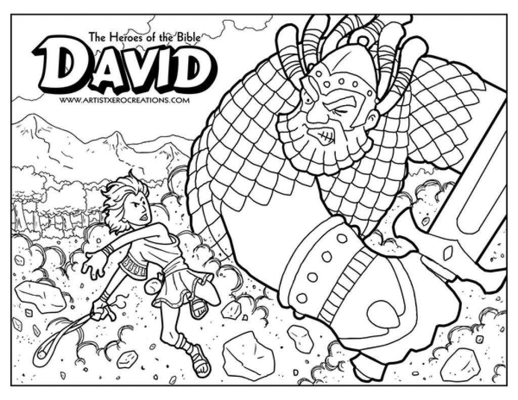 1024x791 The Heroes Of Bible Coloring Pages Samuel Throughout Free