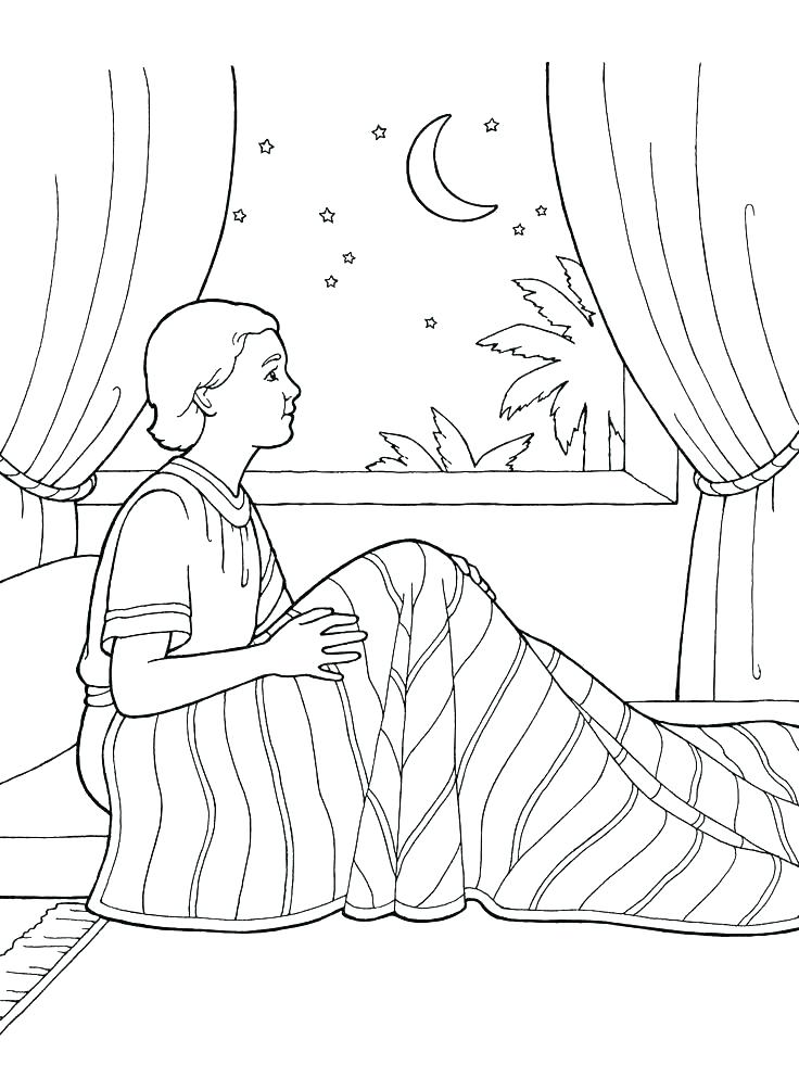 736x981 Coloring Pages Served As A Boy Coloring Page Bible Free Coloring