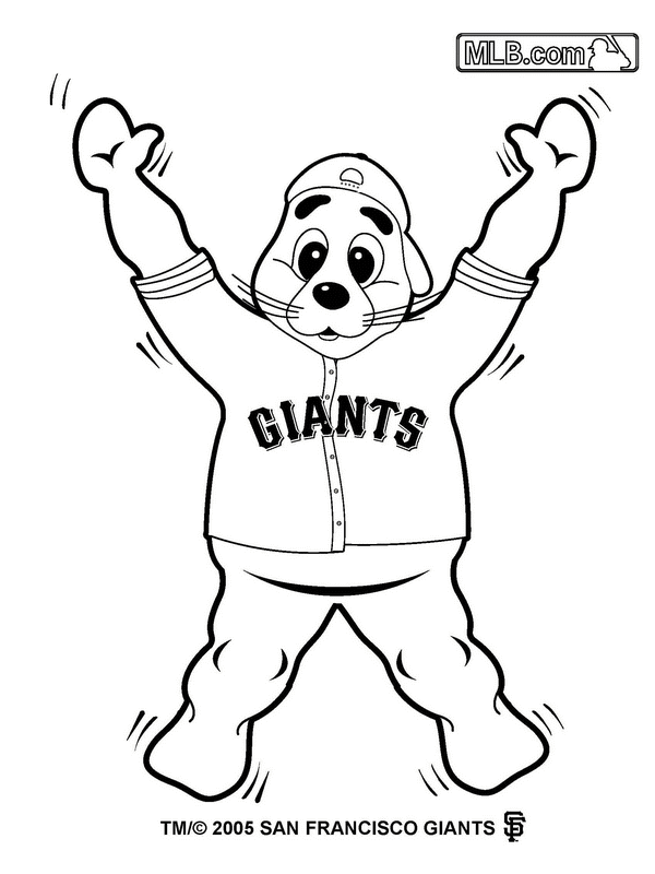 600x800 San Francisco Giants Coloring Pages