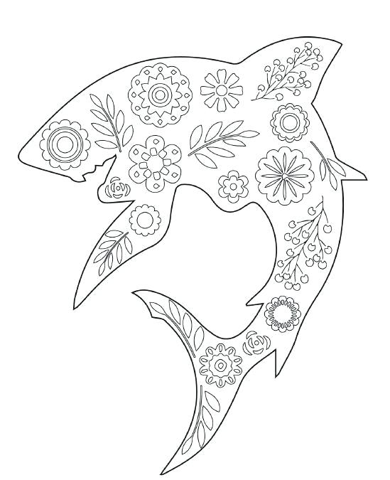 549x675 Sharks Coloring Pages Coloring Pages Shark Great White Shark