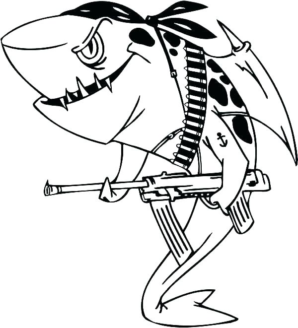 600x661 Sharks Coloring Pages Shark Coloring Sheets Shark Tale Printable
