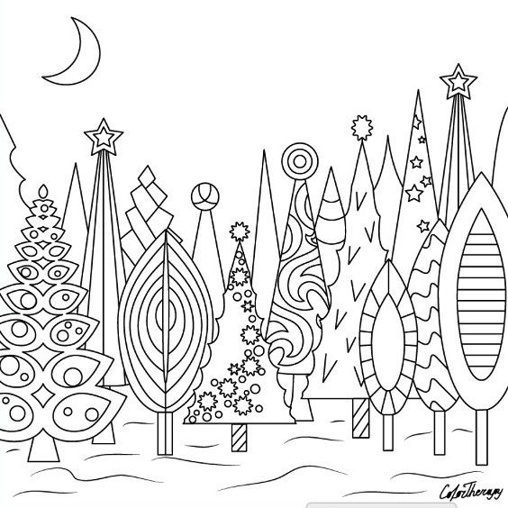 564x564 Pin By Homeschool Mommy On Coloring Xmas Tree