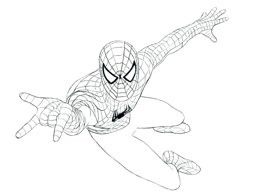 850x646 Spiderman And Sandman Coloring Pages Colouring To Print