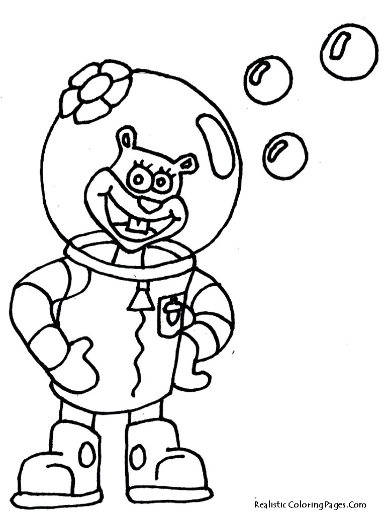 768x1024 Compromise Sandy Cheeks Coloring Pages Special