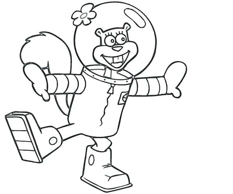 800x667 Sandy Cheeks Coloring Pages Sandy Cheeks Coloring Pages Sandy
