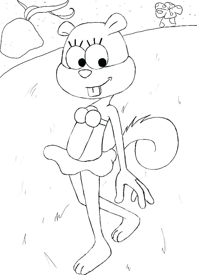 652x907 Sandy Cheeks Coloring Pages Sandy Cheeks Coloring Pages To Print