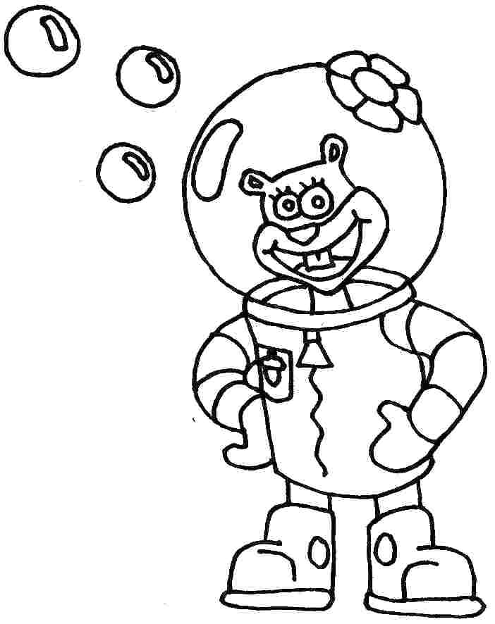 702x886 Sandy Cheeks Coloring Pages Surfing Coloring Pages Sandy Cheeks