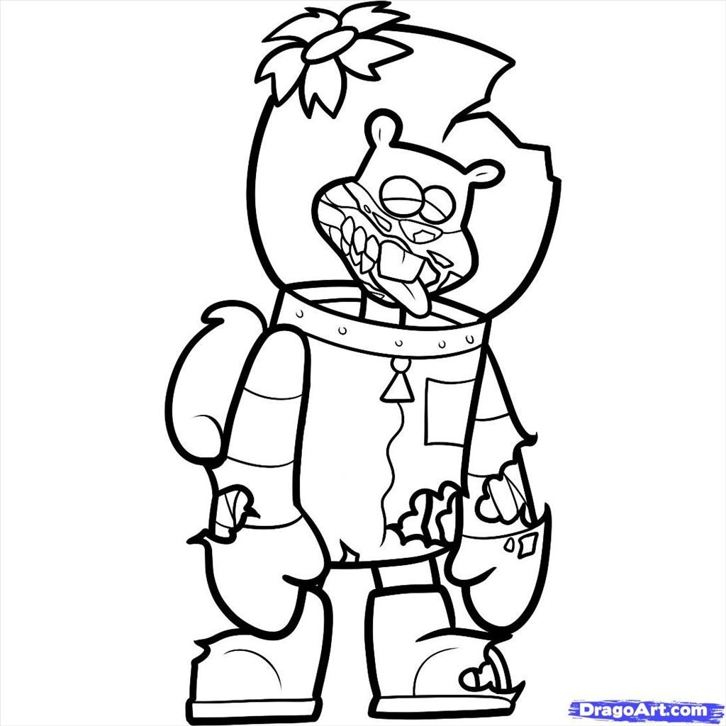 1024x1024 Reliable Sandy Cheeks Coloring Pages 32164 102