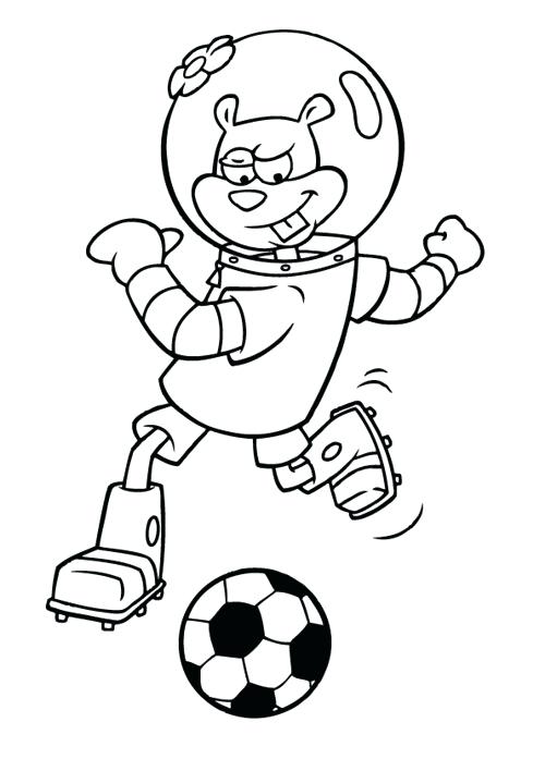 500x708 Sandy Cheeks Coloring Pages Sandy The Squirrel Coloring Pages