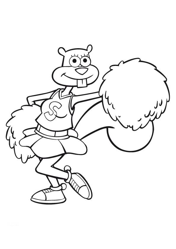 595x842 Spongebob And Sandy Coloring Pages Spongebob And Sandy Coloring