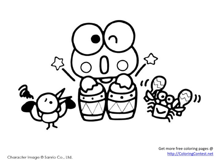 728x546 Free Sanrio Coloring Pages