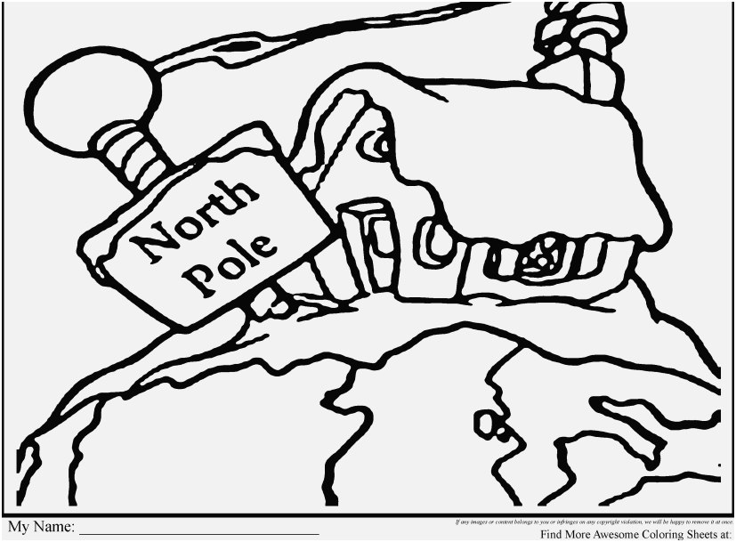 Santa And Sleigh Coloring Page