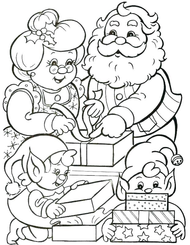 621x800 Santa Claus Colouring Pages Printable Kids Coloring Coloring