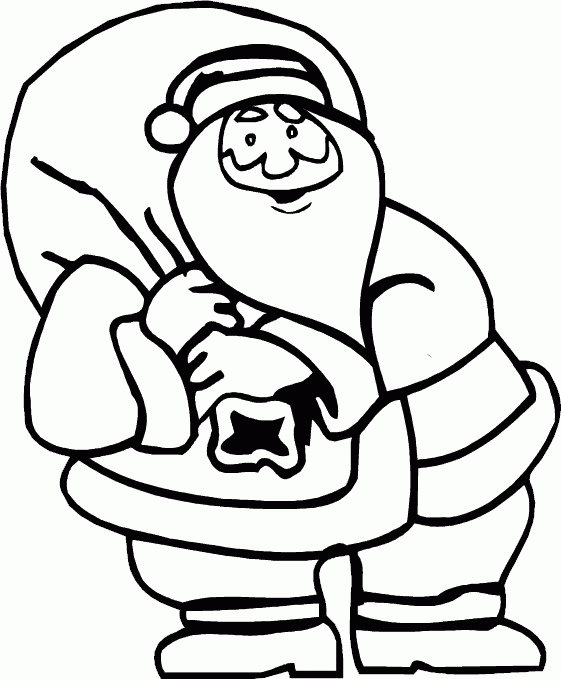 561x679 Kids N 85 Coloring Pages Of Christmas Santa Claus