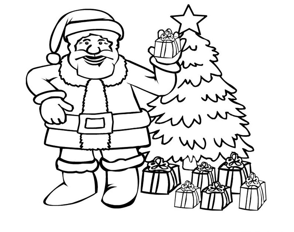 Santa Claus Coloring Pages Free