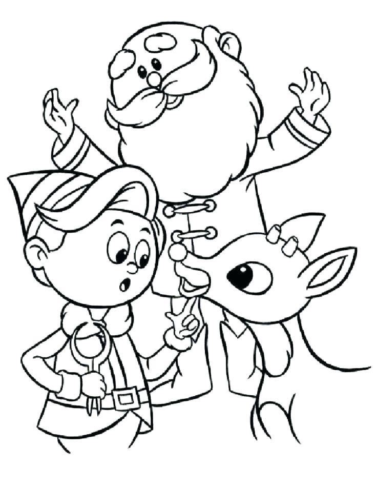 736x952 Santa Claus Coloring Pages Free Printables Bugs Bunny As Coloring