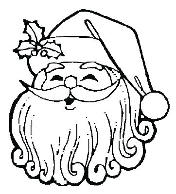 362x400 Santa Claus Sleigh Colouring Pages Coloring
