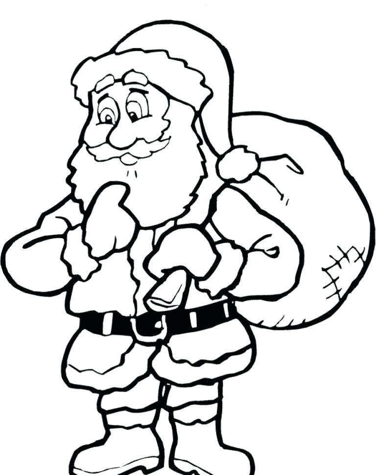 768x969 Coloring Pages Of Santa Claus Coloring Games Printable Coloring