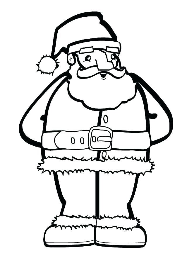 639x897 Santa Claus Coloring Page
