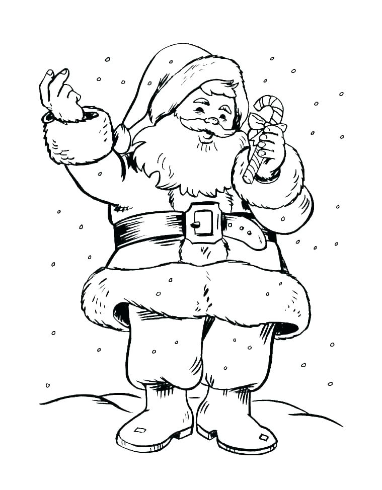 759x974 Santa Claus Coloring Pages For Preschoolers Coloring Pages Free