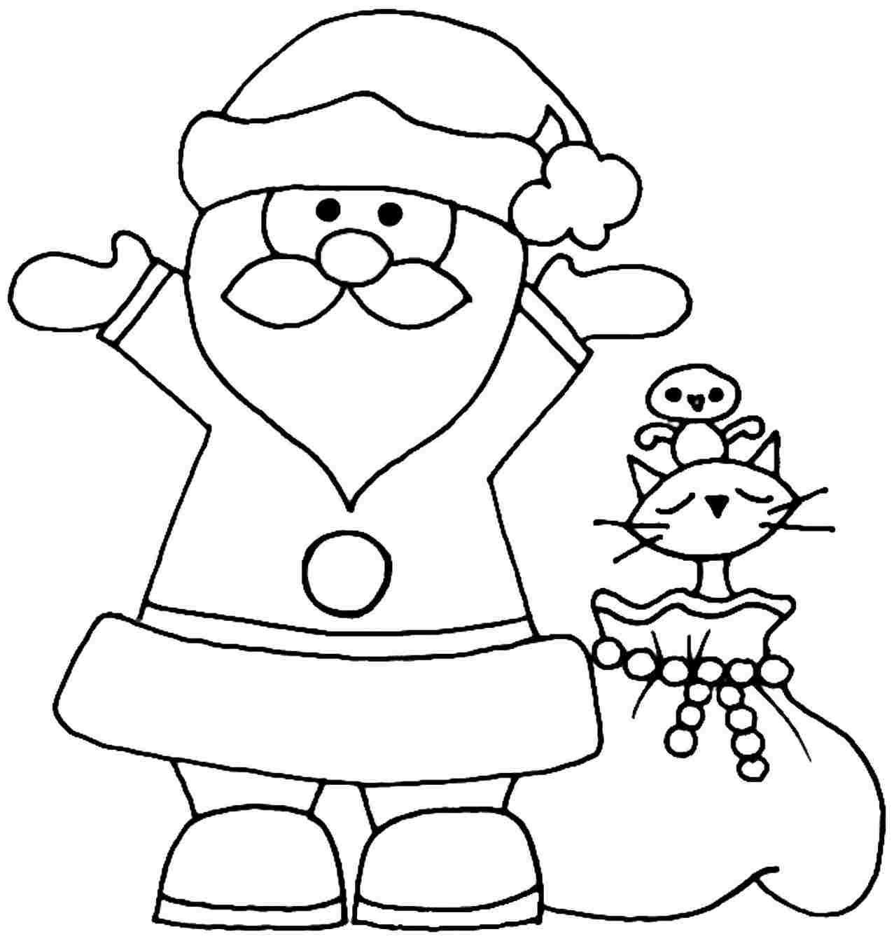 1277x1344 Santa Claus Coloring Pages Http Procoloring Com Fair Printable Tixac